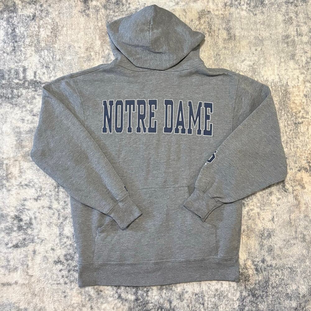 NCAA Notre Dame Fighting Irish Sweatshirt Jansport Pullover Grey Medium